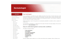 Desktop Screenshot of dermatologist.org.uk